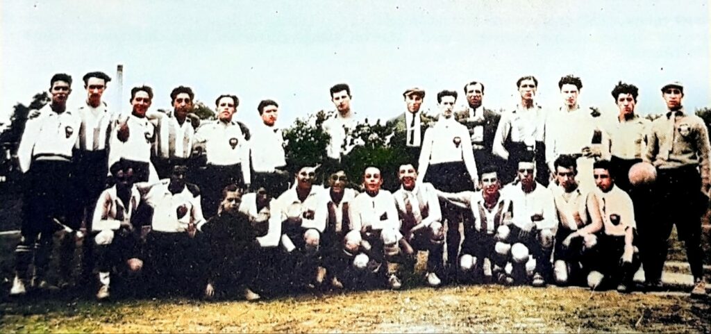 Equipos del CD Castellón y el Sette