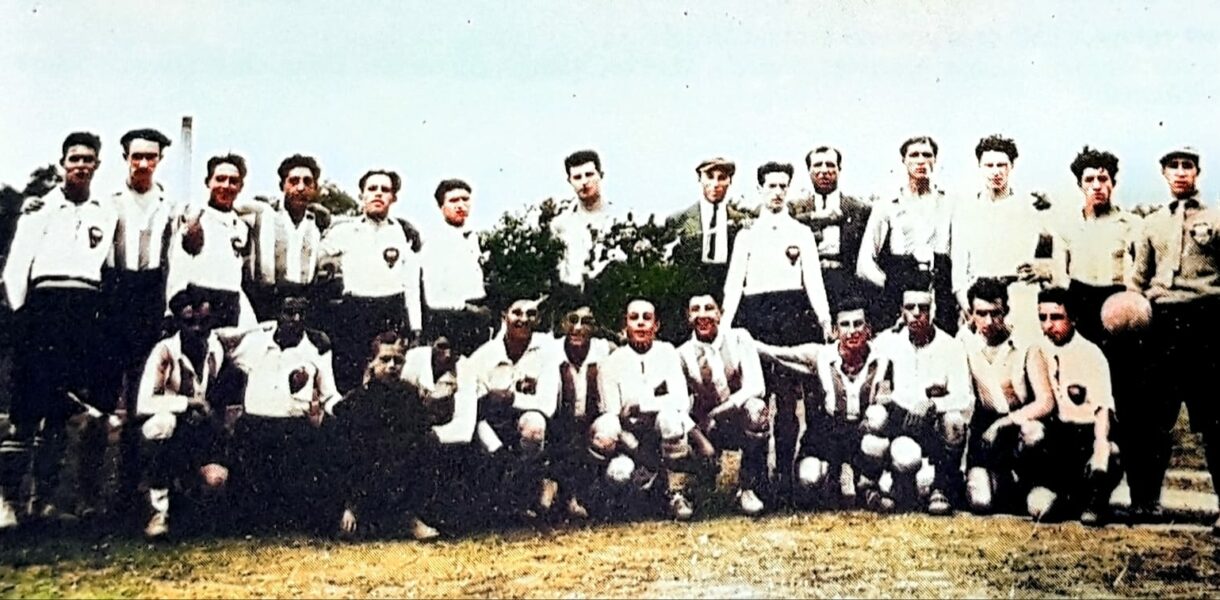 Equipos del CD Castellón y el Sette