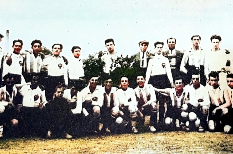 Equipos del CD Castellón y el Sette